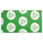 Cucumberplakken patroon kussensloop (Voorkant-Rechts)