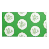 Cucumberplakken patroon kussensloop (Achterkant-Links)