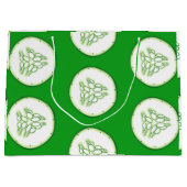 Cucumberplakken patroon large cadeautasje (Voorkant)
