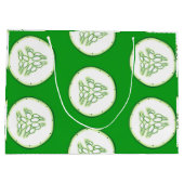 Cucumberplakken patroon large cadeautasje (Achterkant)