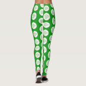 Cucumberplakken patroon leggings (Achterkant)