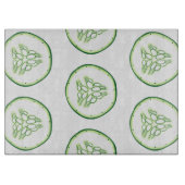 Cucumberplakken patroon snijplank (Voorkant)