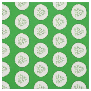 Cucumberplakken patroon stof