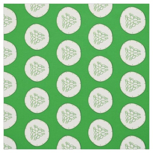Cucumberplakken patroon stof (Swatch)