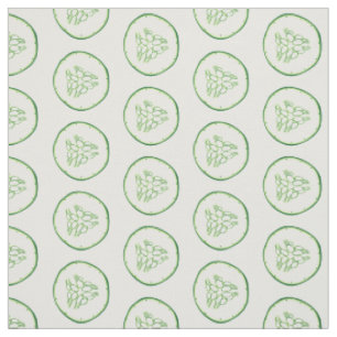 Cucumberplakken patroon stof