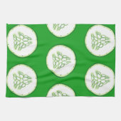 Cucumberplakken patroon theedoek (Horizontaal)