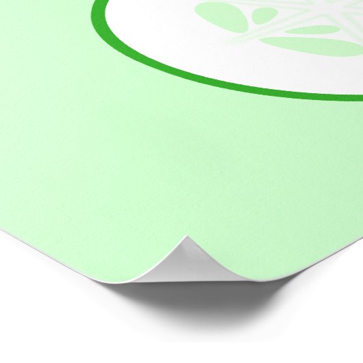 Cucumberplakken. Poster (Hoek)