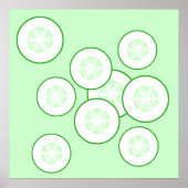 Cucumberplakken. Poster (Voorkant)