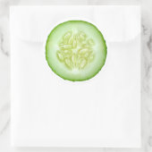 Cucumbersegment Ronde Sticker (Tas)