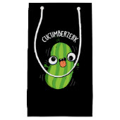 Cucumberzerk Funny Berzerk Cucumber Pun Dark BG Klein Cadeauzakje (Voorkant)
