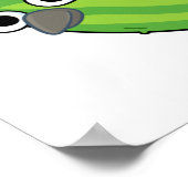 Cucumbird Funny Veggie Cucumber Pun Poster (Hoek)