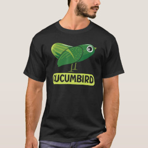 Cucumbird Komkommer Groente Plant Vegetarisch Vega T-shirt