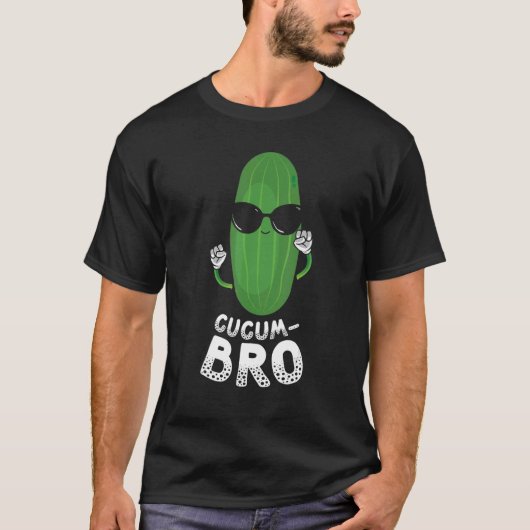 Cucumbro Vegetarian Vegetable Veggies Vegan Cucumb T-shirt (Voorkant)