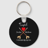 Cud Can Keep His Arrows Anti Valentines Day Sin Sleutelhanger (Voorkant)