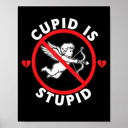 Cud Is Stud Hate Valentines Anti Valentine Stud Cu Poster (Voorkant)