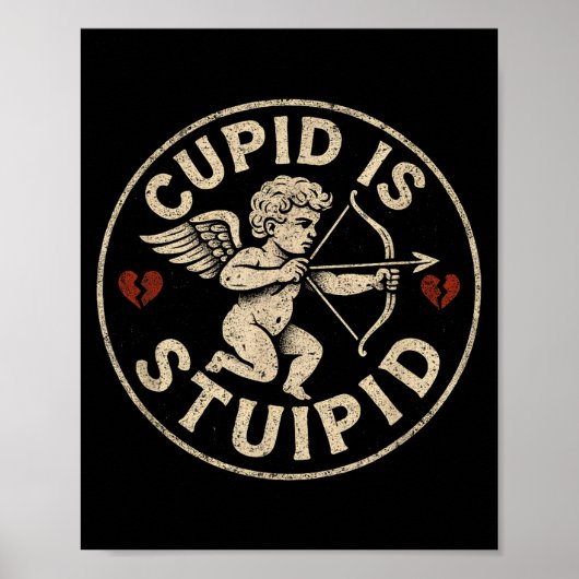 Cud Is Stud Hate Valentines Anti Valentine Stud Cu Poster (Voorkant)