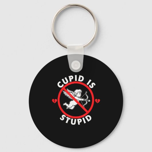 Cud Is Stud Hate Valentines Anti Valentine Stud Cu Sleutelhanger (Voorkant)