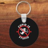 Cud Is Stud Hate Valentines Anti Valentine Stud Cu Sleutelhanger (Voorkant)
