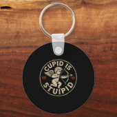 Cud Is Stud Hate Valentines Anti Valentine Stud Cu Sleutelhanger (Voorkant)