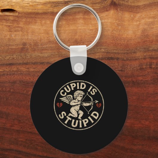 Cud Is Stud Hate Valentines Anti Valentine Stud Cu Sleutelhanger (Voorkant)