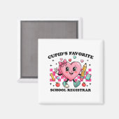 Cud’s Favorite School Registrar Valentines Funny C Magneet (Voorkant / Achterkant)