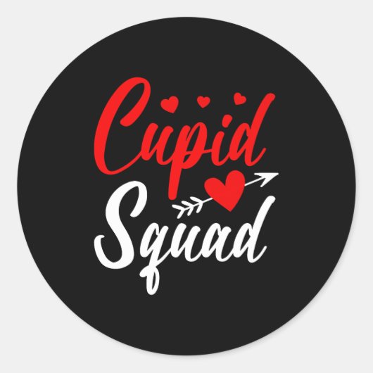 Cud Squad Cute Valentine's Couples New Husband Wif Ronde Sticker (Voorkant)