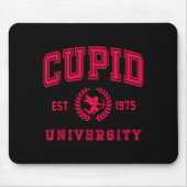 Cud University Cute Cherub Valentines Day Crest  Muismat (Voorkant)