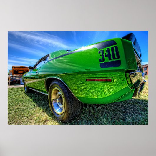 "Cuda 340 Poster (Voorkant)