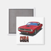 Cuda Coupe 1970 Magneet (Voorkant / Achterkant)