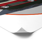 Cuda Coupe 1970 Poster (Hoek)