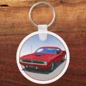 Cuda Coupe 1970 Sleutelhanger (Voorkant)