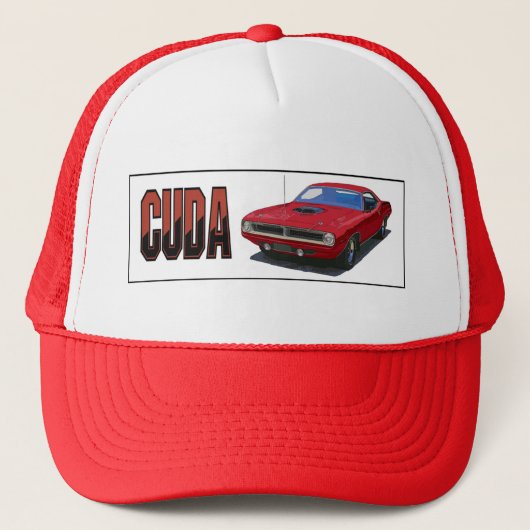 Cuda Coupe 1970 Trucker Pet (Voorkant)