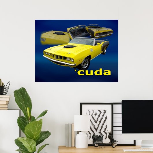 Cuda poster (Thuiskantoor)