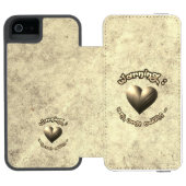Cuddle Alert – Art with Heart! Incipio iPhone Portemonnee Hoesje (Agenda Open)