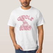 Cuddle Bunny - roze T-shirt (Voorkant)