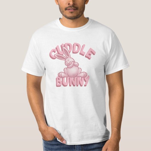 Cuddle Bunny - roze T-shirt (Voorkant)