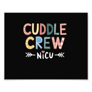 Cuddle Crew NICU-verpleegster Neonatale verpleegku Foto Afdruk