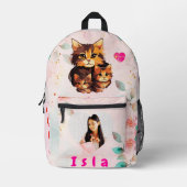 Cuddle Crew School Companion Bedrukte Rugzak (Voorkant)