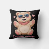 Cuddle Dealer – Cute Teddy Bear Pillow Kussen (Achterkant)