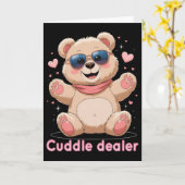 Cuddle Dealer – Cute Valentine Card Kaart (Gele Bloem)