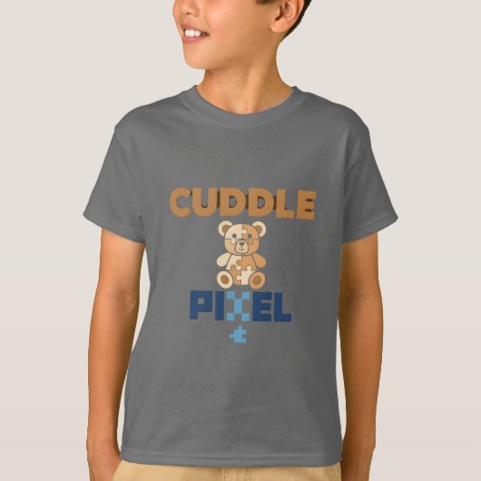 CUDDLE  FO  PIXEL T-SHIRT (Voorkant)