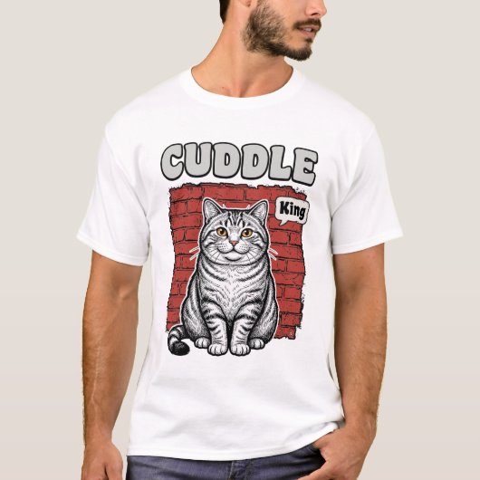 Cuddle King Vintage Katten Shirt Ontwerp_1 (Voorkant)