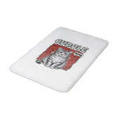 Cuddle King Vintage Katten Shirt Ontwerp_1 Badmat (Gekanteld)