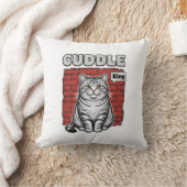 Cuddle King Vintage Katten Shirt Ontwerp_1 Kussen (Deken)