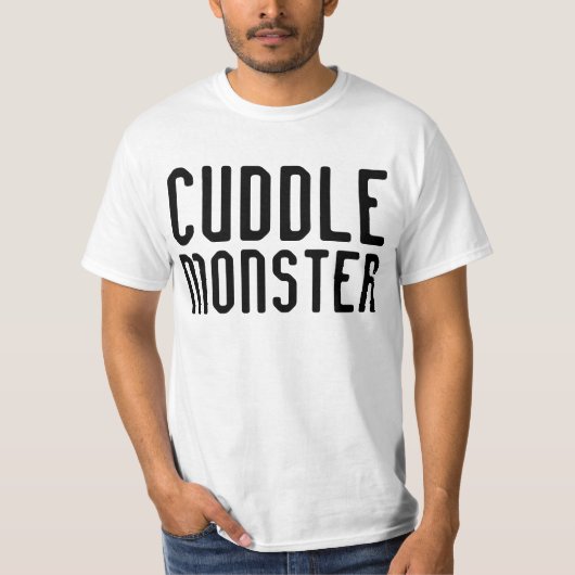CUDDLE MONSTER Grappige Halloween T-Shirts (Voorkant)