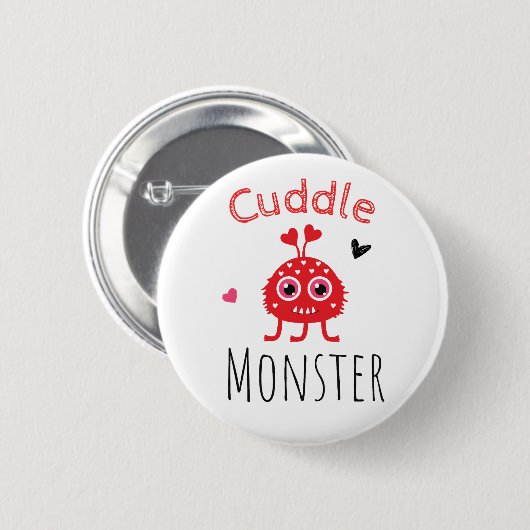 Cuddle Monster Ronde Button 5,7 Cm (Voorkant /achterkant)