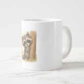 Cuddle Peek Raccoon Grote Koffiekop (Voorkant rechts)