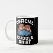 Cuddle Shirt Cute Beavers Snuggling  Koffiemok (Links)