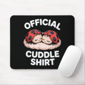 Cuddle Shirt Cute Ladybug Couple Cozy  Muismat (Met muis)