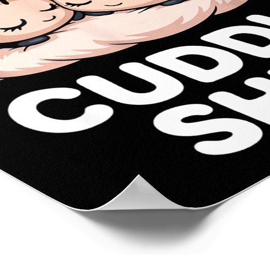 Cuddle Shirt Cute Ladybug Couple Cozy  Poster (Hoek)